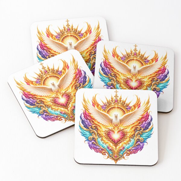 Item preview, Sacred Heart Holy Spirit designed and sold by syotos-ai.