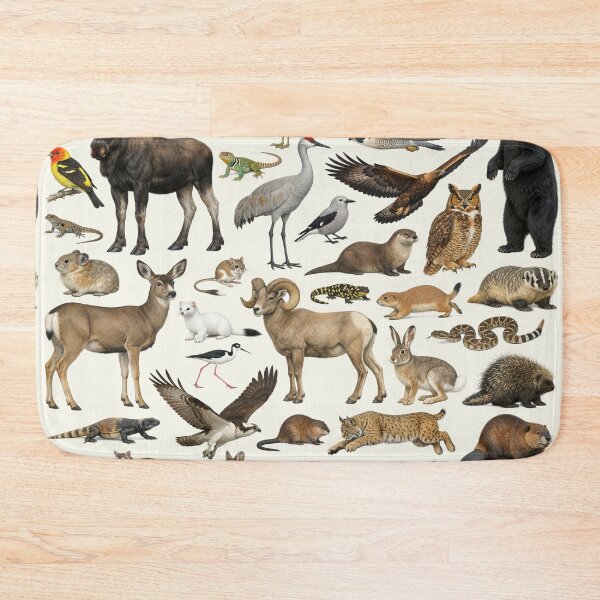Item preview, Animals of Utah Retro Style Identification Chart designed and sold by kakarikihill.