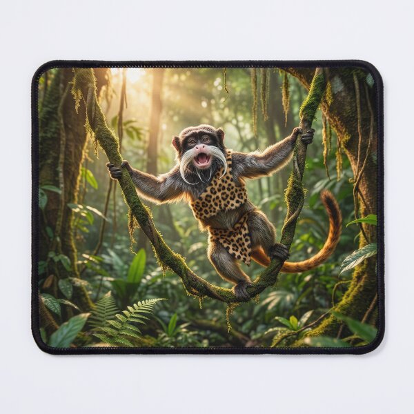 Item preview, Emperor Tamarin Monkey Is King of the Jungle designed and sold by Tridentulus.