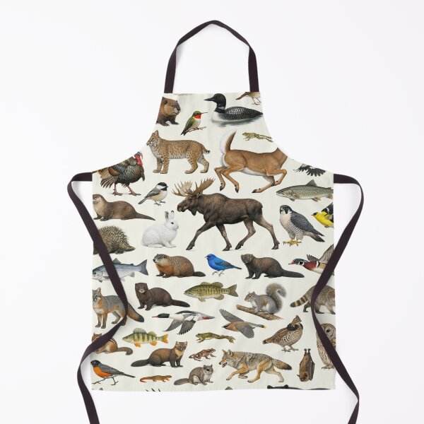 Item preview, Animals of Vermont Retro Style Identification Chart designed and sold by kakarikihill.