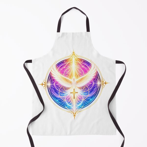 Item preview, Celestial Holy Spirit Cross designed and sold by syotos-ai.