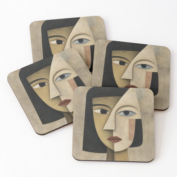 Item preview, face lady abstract designed and sold by deanrandym.