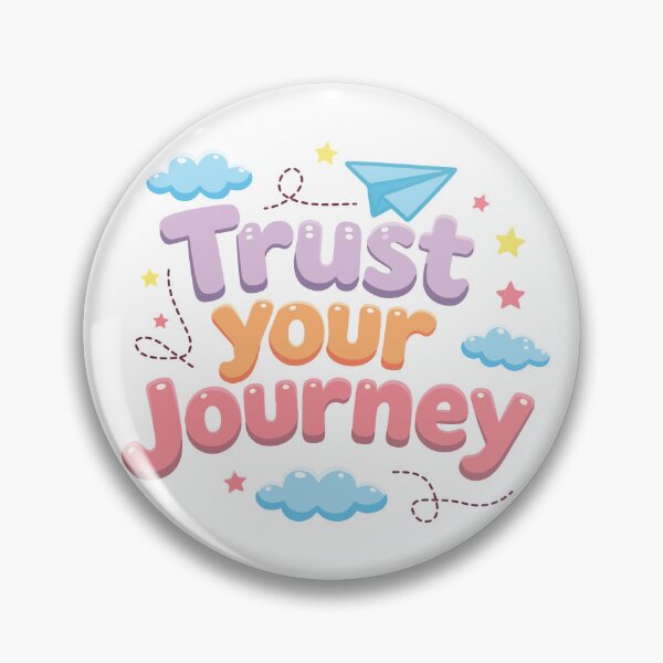 Item preview, Trust Your Journey – Inspirational Motivation Typography designed and sold by Verse & Vibes.