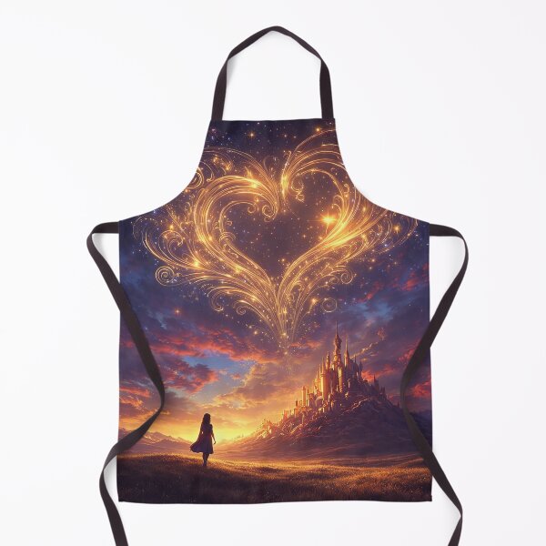 Item preview, Heartlight Above Evergold Citadel designed and sold by BlissBlvdShop.