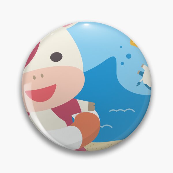 Item preview, Cute Cartoon Cows Summer Beach Vacation designed and sold by OsakaYumeWorks.