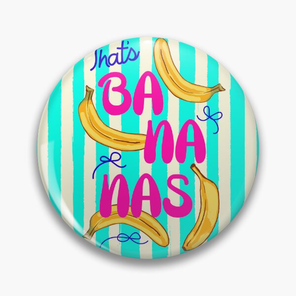 Item preview, Trendy Neon That's Banana Stripes Summer Fruit Illustration designed and sold by MaiZephyr.