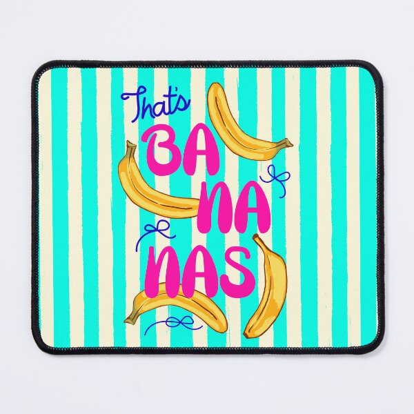 Item preview, Trendy Neon That's Banana Stripes Summer Fruit Illustration designed and sold by MaiZephyr.