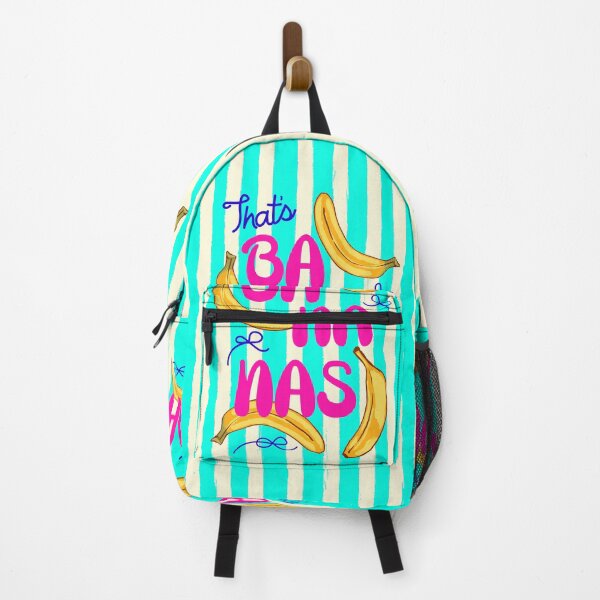 Item preview, Trendy Neon That's Banana Stripes Summer Fruit Illustration designed and sold by MaiZephyr.