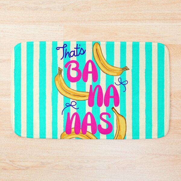 Item preview, Trendy Neon That's Banana Stripes Summer Fruit Illustration designed and sold by MaiZephyr.