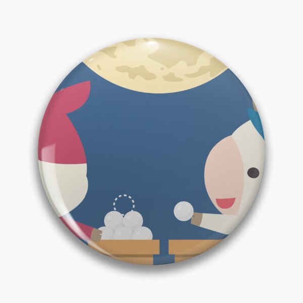 Item preview, Cute Cartoon Cows Tsukimi Moon Viewing Festival designed and sold by OsakaYumeWorks.