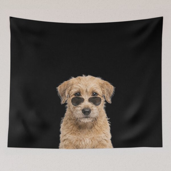 Item preview, Cute Baby Glen of Imaal Terrier Dog Wearing Sunglasses Funny designed and sold by RareLavender.