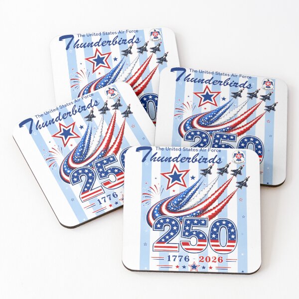 Item preview, United States Air Force Thunderbirds 250th Birthday designed and sold by The Retromotel.