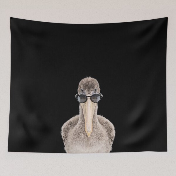 Item preview, Cute Baby Pelican Wearing Sunglasses Funny designed and sold by RareLavender.