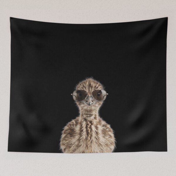 Item preview, Cute Baby Emu Bird Wearing Sunglasses Funny designed and sold by RareLavender.