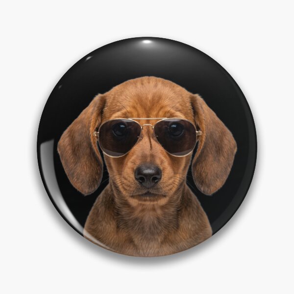 Item preview, Cute Baby Dachshund Wearing Sunglasses Funny designed and sold by RareLavender.