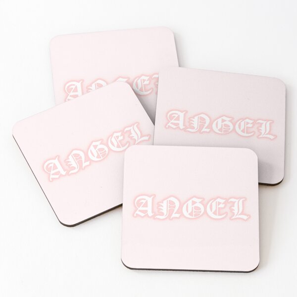 Item preview, Pastel "Angel" Gothic Old English Text | Cute Pink Y2K Gothic Typography designed and sold by KawaiiTexts.