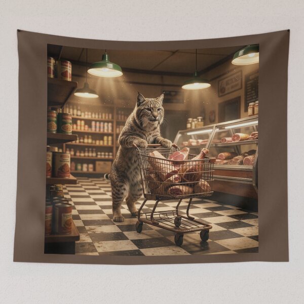 Item preview, Bobcat Gets While the Gettin' Is Good designed and sold by Tridentulus.