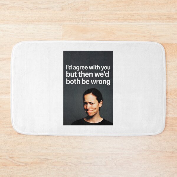 Item preview, I’d Agree With You But Then We’d Both Be Wrong | Funny Sarcastic Quote designed and sold by FatCatStudios.