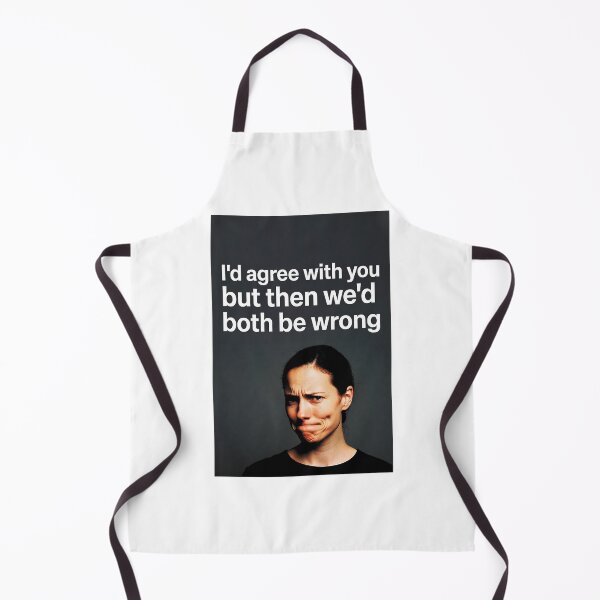 Item preview, I’d Agree With You But Then We’d Both Be Wrong | Funny Sarcastic Quote designed and sold by FatCatStudios.