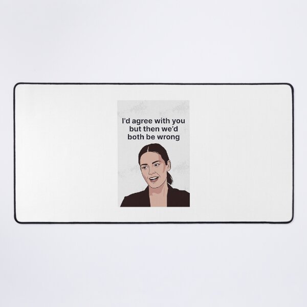 Item preview, I’d Agree With You But Then We’d Both Be Wrong | Funny Sarcastic Quote designed and sold by FatCatStudios.