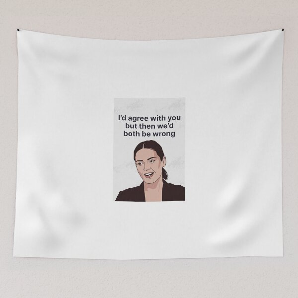 Item preview, I’d Agree With You But Then We’d Both Be Wrong | Funny Sarcastic Quote designed and sold by FatCatStudios.