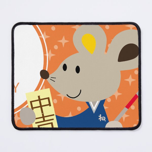 Item preview, Cute Cartoon Mouse Japanese New Year Fortune designed and sold by OsakaYumeWorks.