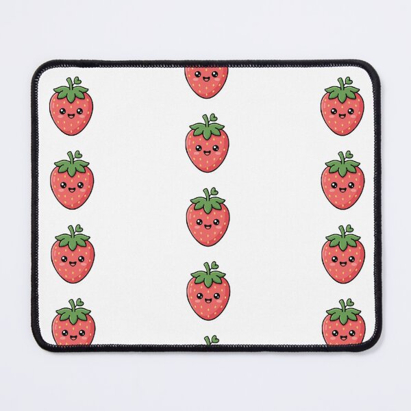 Item preview, Smiling Kawaii Strawberry - Adorable Cute Fruit Sticker designed and sold by AidaAviles.