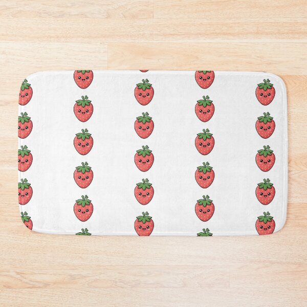 Item preview, Smiling Kawaii Strawberry - Adorable Cute Fruit Sticker designed and sold by AidaAviles.