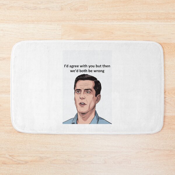 Item preview, I’d Agree With You But Then We’d Both Be Wrong | Funny Sarcastic Quote designed and sold by FatCatStudios.