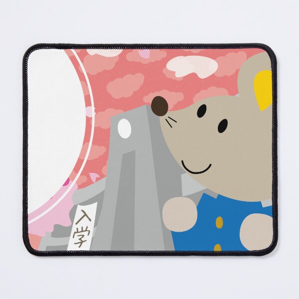 Item preview, Cute Cartoon Mouse Spring Cherry Blossom School designed and sold by OsakaYumeWorks.
