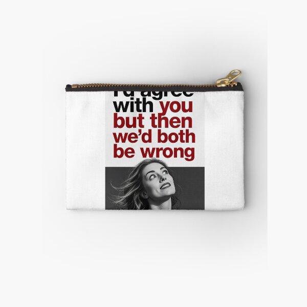 Item preview, I’d Agree With You But Then We’d Both Be Wrong | Funny Sarcastic Quote designed and sold by FatCatStudios.