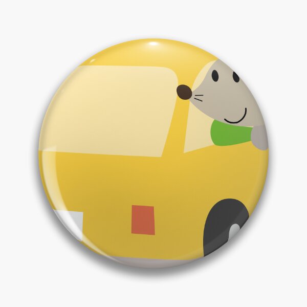 Item preview, Cute Cartoon Mouse Driving Spring Road Trip designed and sold by OsakaYumeWorks.
