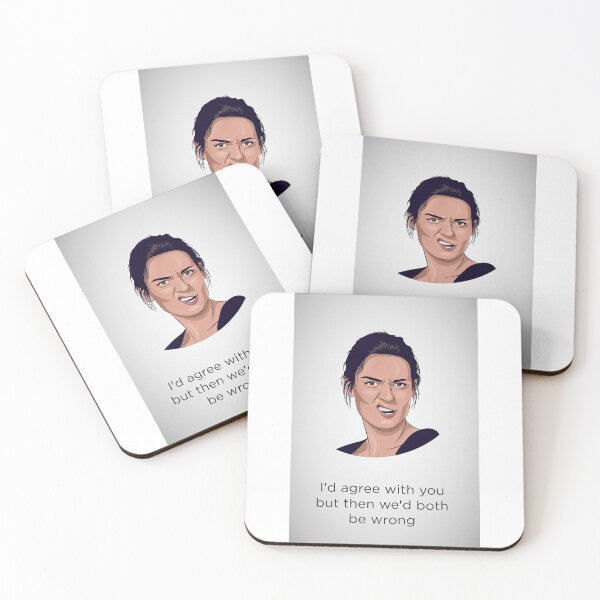 Item preview, I’d Agree With You But Then We’d Both Be Wrong | Funny Sarcastic Quote designed and sold by FatCatStudios.