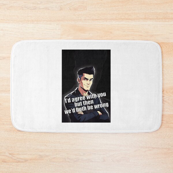 Item preview, I’d Agree With You But Then We’d Both Be Wrong | Funny Sarcastic Quote designed and sold by FatCatStudios.