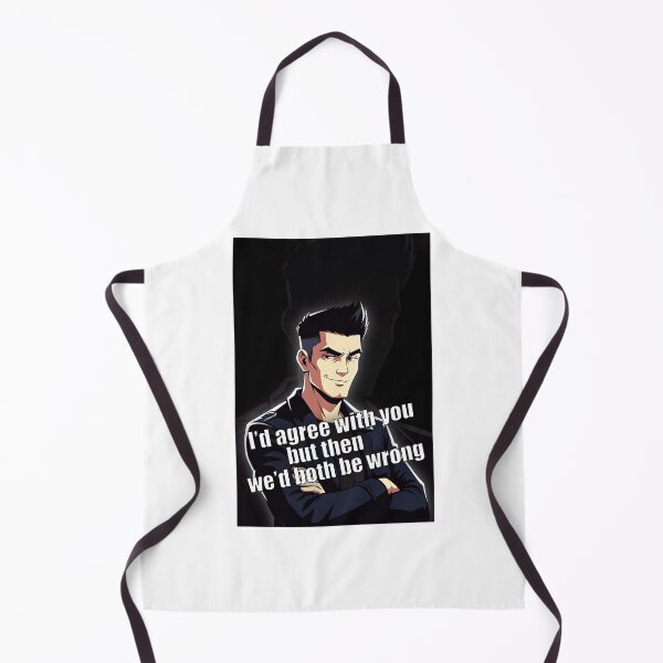 Item preview, I’d Agree With You But Then We’d Both Be Wrong | Funny Sarcastic Quote designed and sold by FatCatStudios.