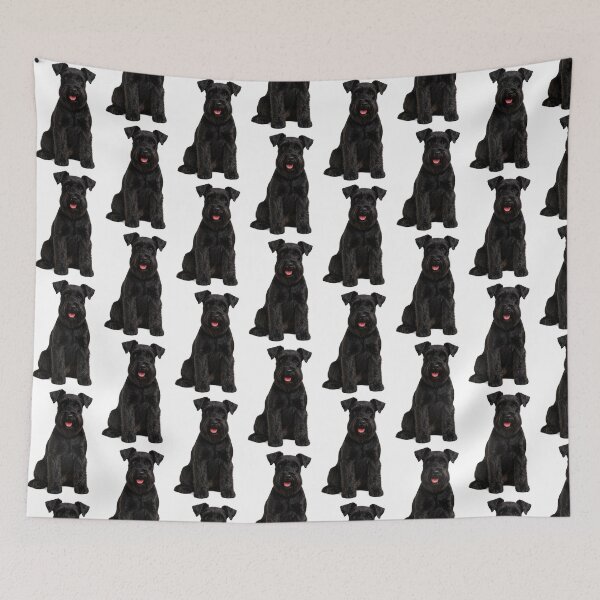 Item preview, Schnauzer black dog designed and sold by BackgroundND.