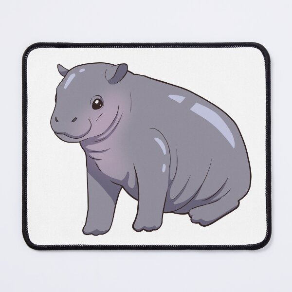 Item preview, Baby Pygmy Hippopotamus  designed and sold by Sonderdaisies.