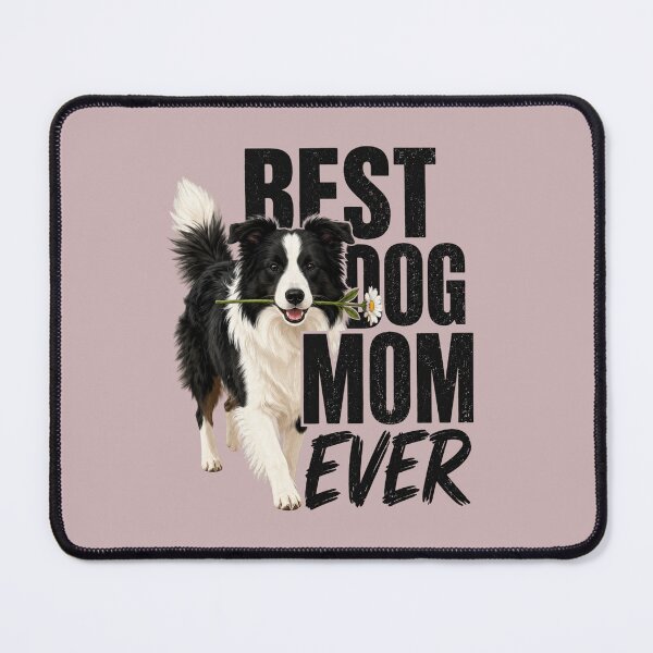 Item preview, Best Dog Mom Ever Border Collie T-Shirt - Cute Dog Mom Gift designed and sold by PrintAura15.