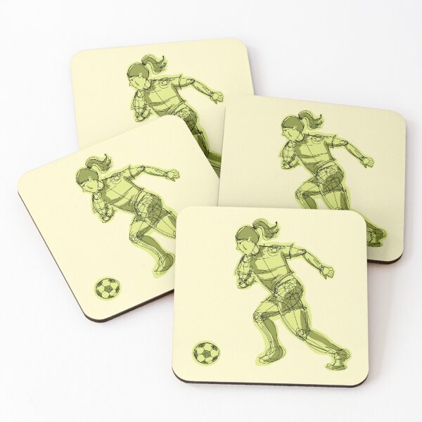 Item preview, Charging Soccer with yellow background  designed and sold by missmann.