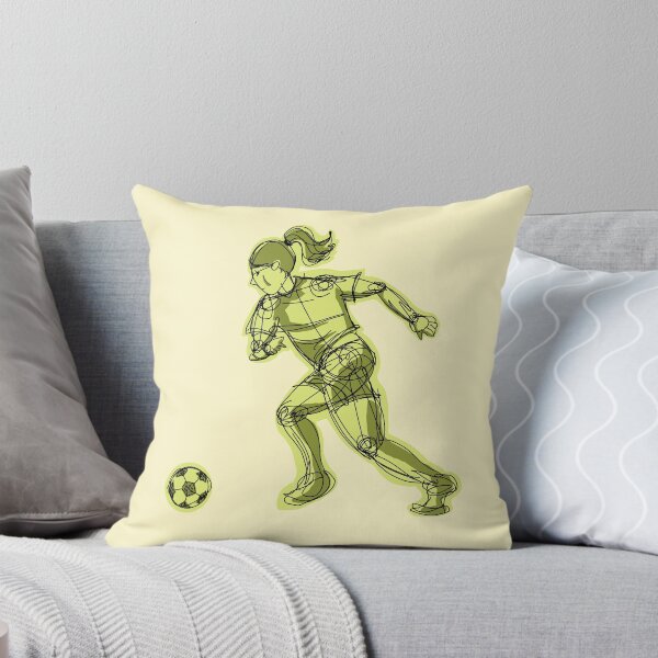 Item preview, Charging Soccer with yellow background  designed and sold by missmann.