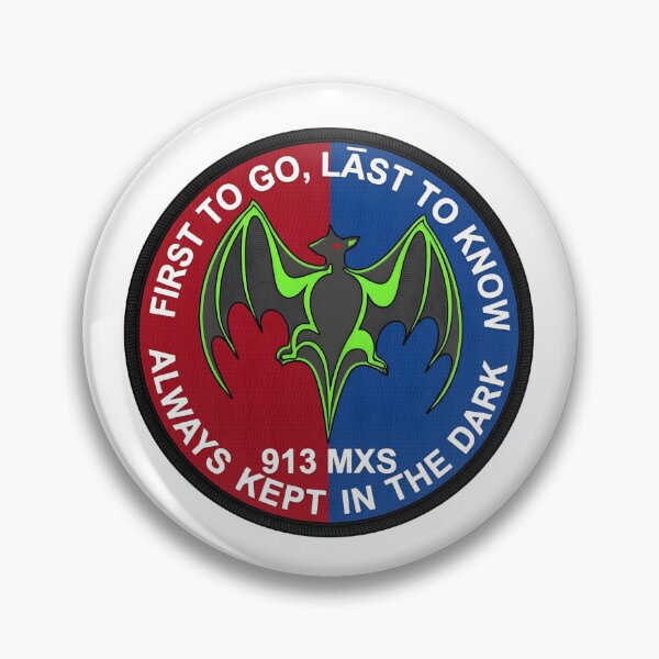Item preview, 913th Maintenance Squadron "Kept in the Dark" Morale Patch designed and sold by CharlieDesings.