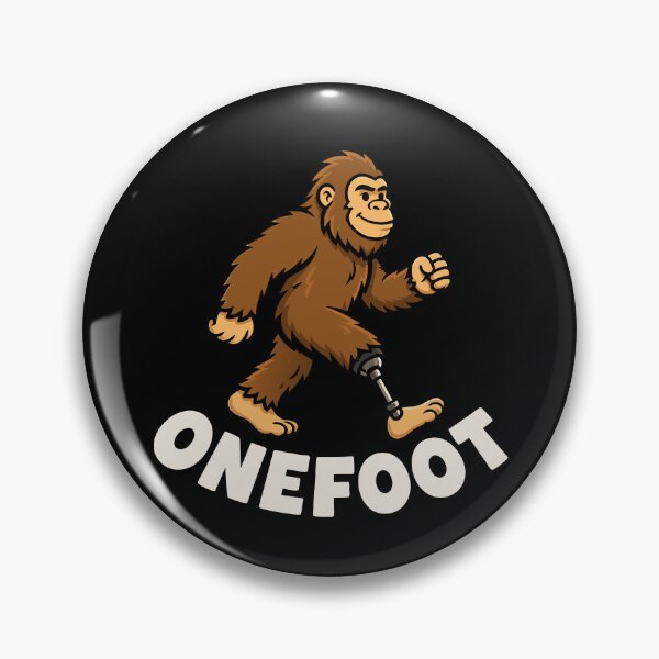 Item preview, Onefoot Funny Amputee One-Legged Bigfoot Amputee Gear designed and sold by DynamicDesign.
