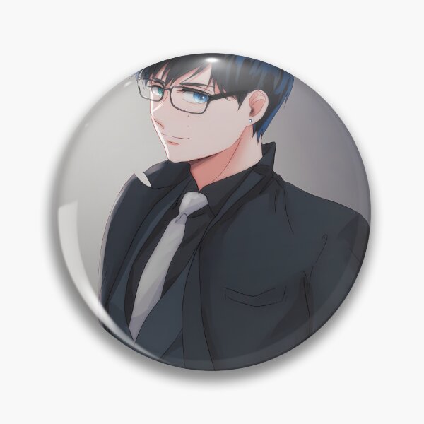 Item preview, Yukio Okumura Blue Exorcist Formal Glasses Cool Gaze designed and sold by justnickthings.
