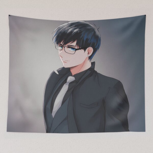 Item preview, Yukio Okumura Blue Exorcist Formal Glasses Cool Gaze designed and sold by justnickthings.