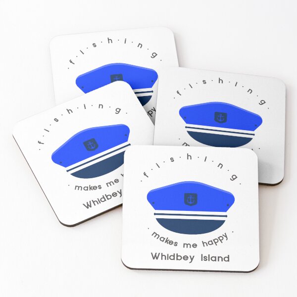 Item preview, Fishing makes me happy Whidbey Island designed and sold by swrs.