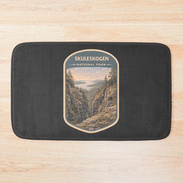Item preview, Vintage Sweden National Park Travel Print: Skuleskogen designed and sold by PinUpPizzazz.