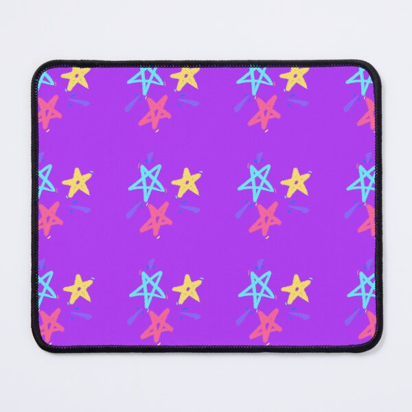 Item preview, Funky playful colorful stars (purple variant) designed and sold by Tiny-Sugar-Dove.