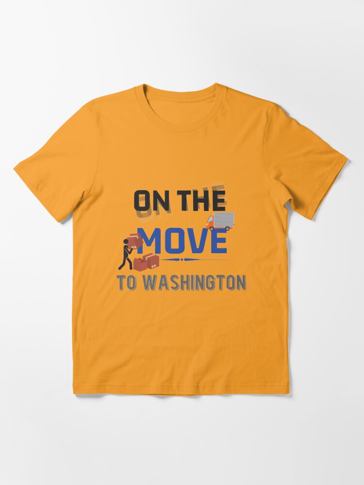 Alternative Ansicht von On the Move to Washington Moving State & House - Moving States Gift Essential T-Shirt