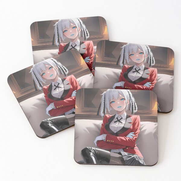 Item preview, Kirari Momobami Kakegurui Crimson Lounge Queen Blue Eyes designed and sold by justnickthings.