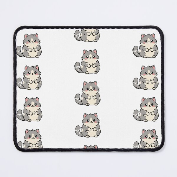 Item preview, Kawaii Fluffy Cat - Cute Cute Kitten Sticker designed and sold by AidaAviles.